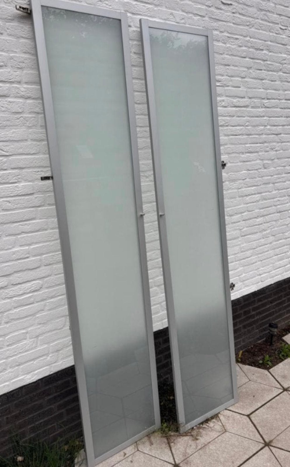 Ikea Pax melkglas deuren (2x) 50x229, Ophalen, Gebruikt, Kunststof, Overige typen
