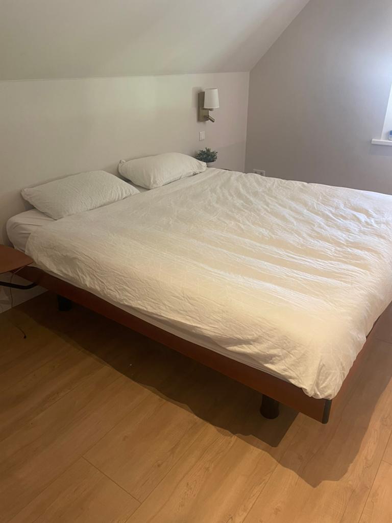 Bed 180, Tweepersoons, Ophalen of Verzenden, Zo goed als nieuw, 180 cm