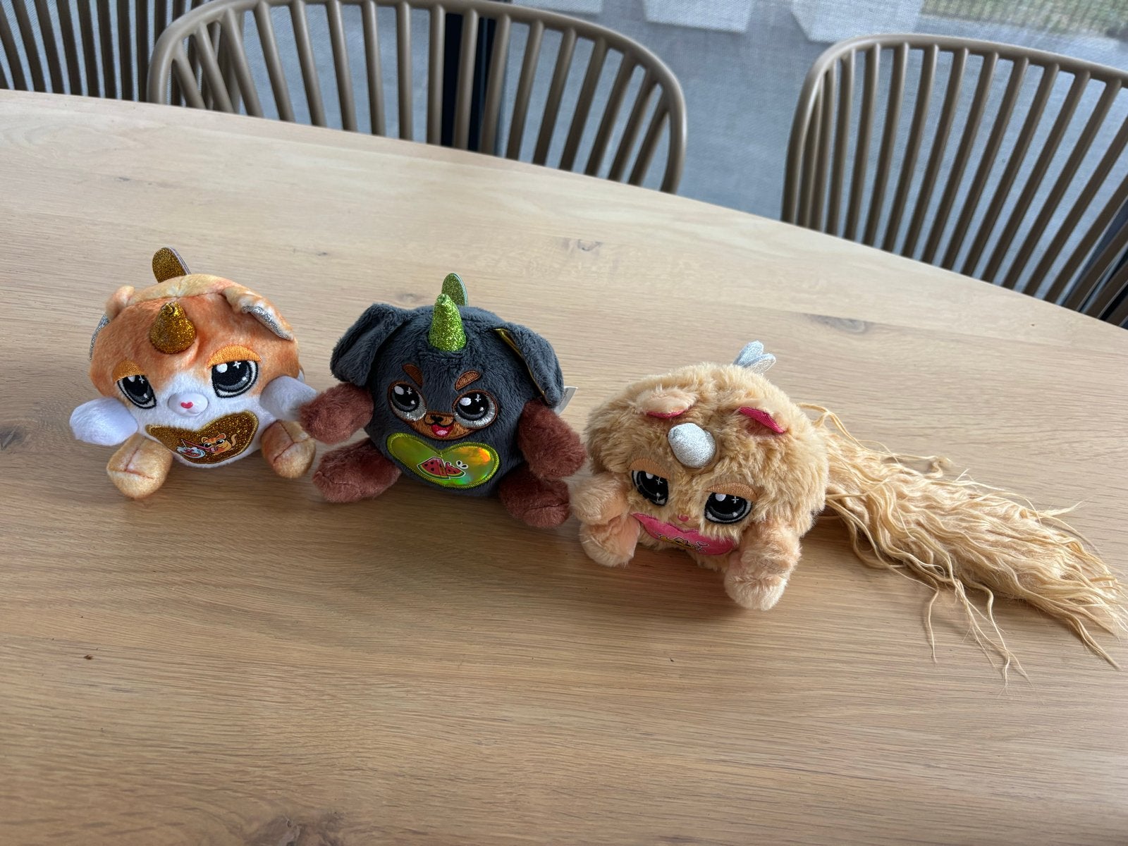 Rainbocorns Puppycorn en Kittycorn Surprise knuffels, Overige merken, Overige karakters, Klein (minder dan 20 cm), Bruin