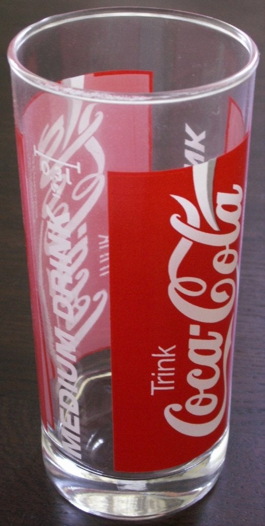 Duits Coca Cola glas Medium drink Trink Coca-Cola 0,3 L, Verzamelen, Glas en Borrelglaasjes, Ophalen of Verzenden, Nieuw, Bierglas