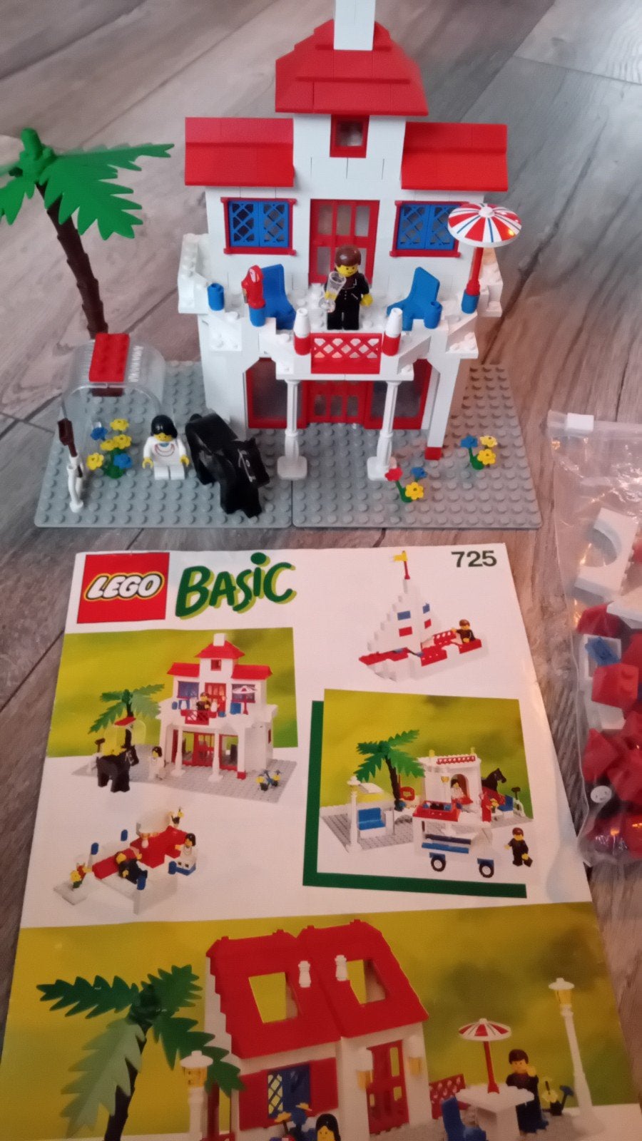 lego basic 725, Lego, Ophalen of Verzenden, Zo goed als nieuw, Inclusief instructies