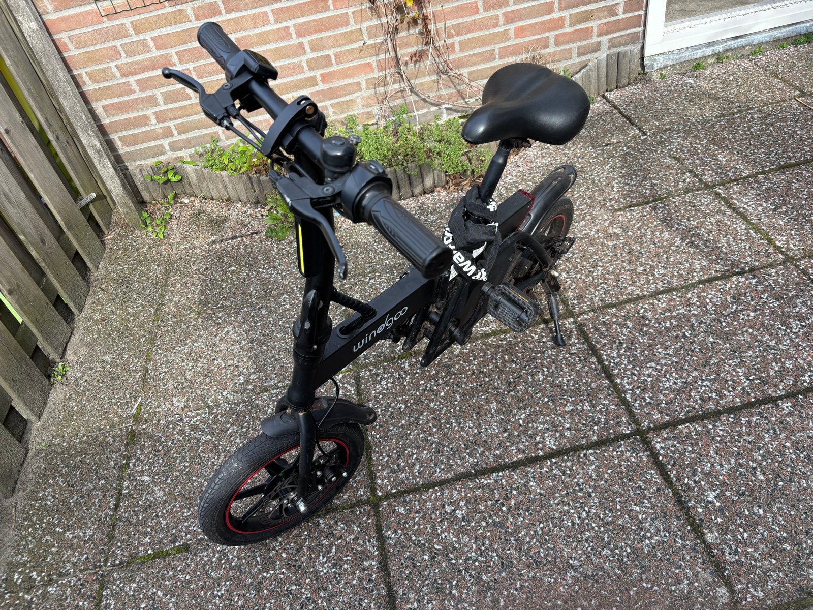 Windgoo E-bike voor onderdelen of handige maker, Fietsen en Brommers, Minder dan 30 km per accu, Gebruikt, Minder dan 47 cm, Ophalen