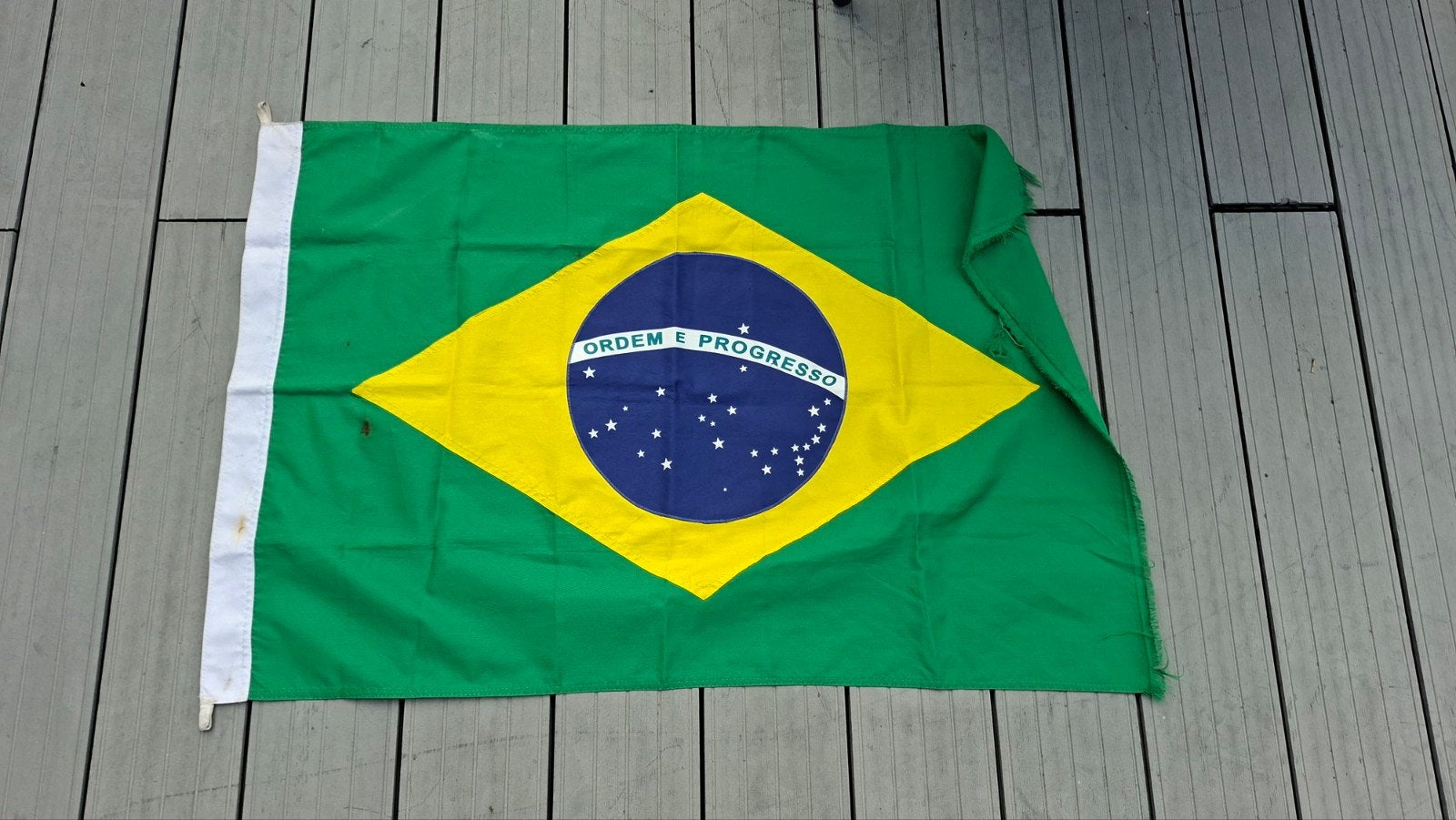 Vlag van Brazilië, Ophalen, Gebruikt