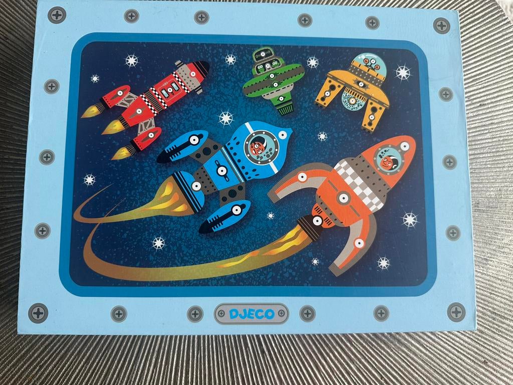 Djeco hamertje tik space / ruimtevaart, Ophalen of Verzenden, Zo goed als nieuw