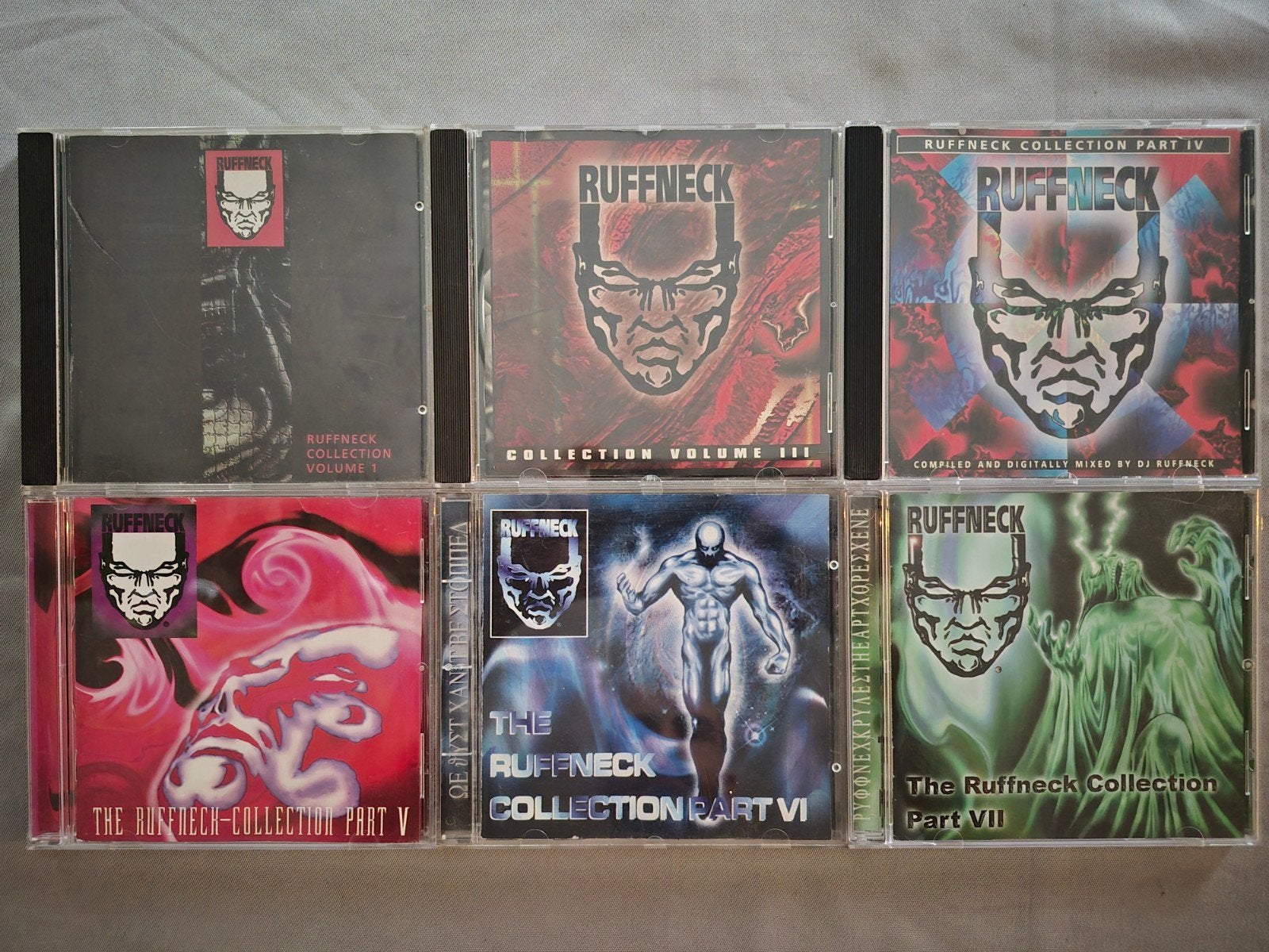 Ruffneck Collection CD's - Deel I, III, IV, V, VI, VII, Ophalen of Verzenden, Gebruikt, Hardcore, Boxset