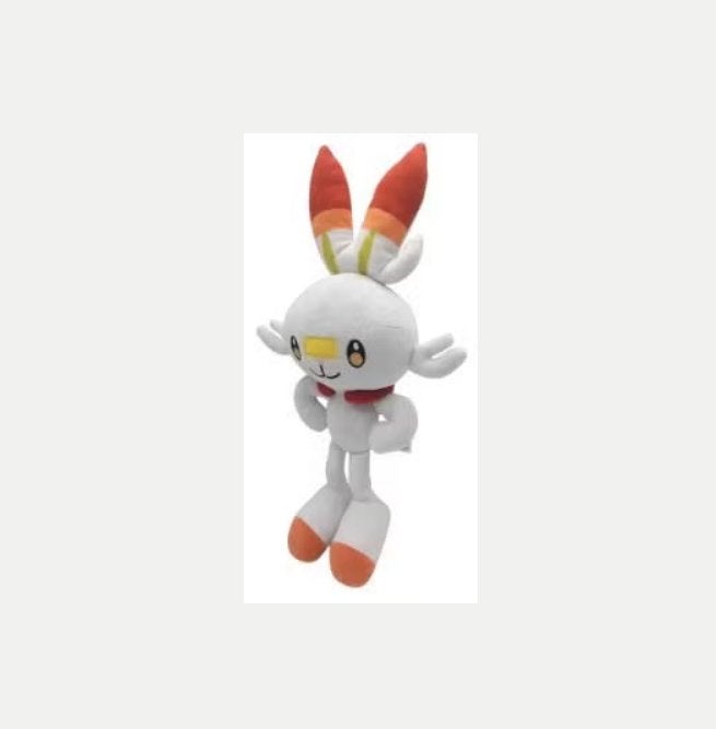 Pokemon grote knuffel Scorbunny (36cm), Ophalen of Verzenden, Nieuw, Overige typen