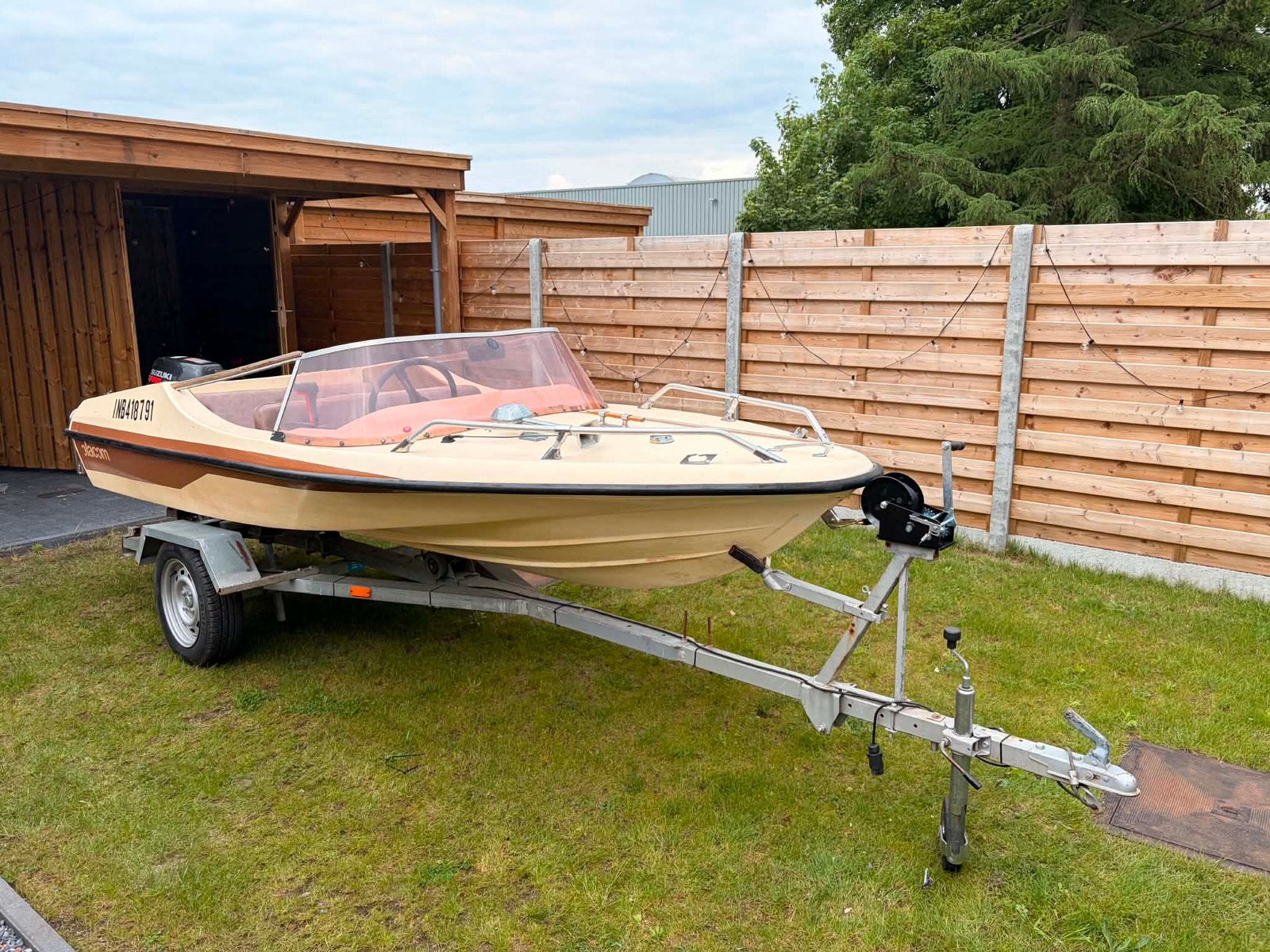 Placom 420 met suzuki 15pk 4takt, Ophalen, Gebruikt, Overige typen, Motorboot