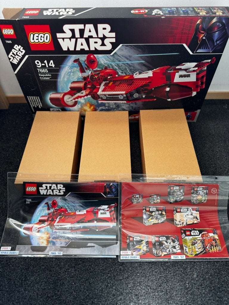 LEGO Star Wars 7665 Republic Cruiser – compleet + doos, Star Wars, Lego, Ophalen of Verzenden, Zo goed als nieuw