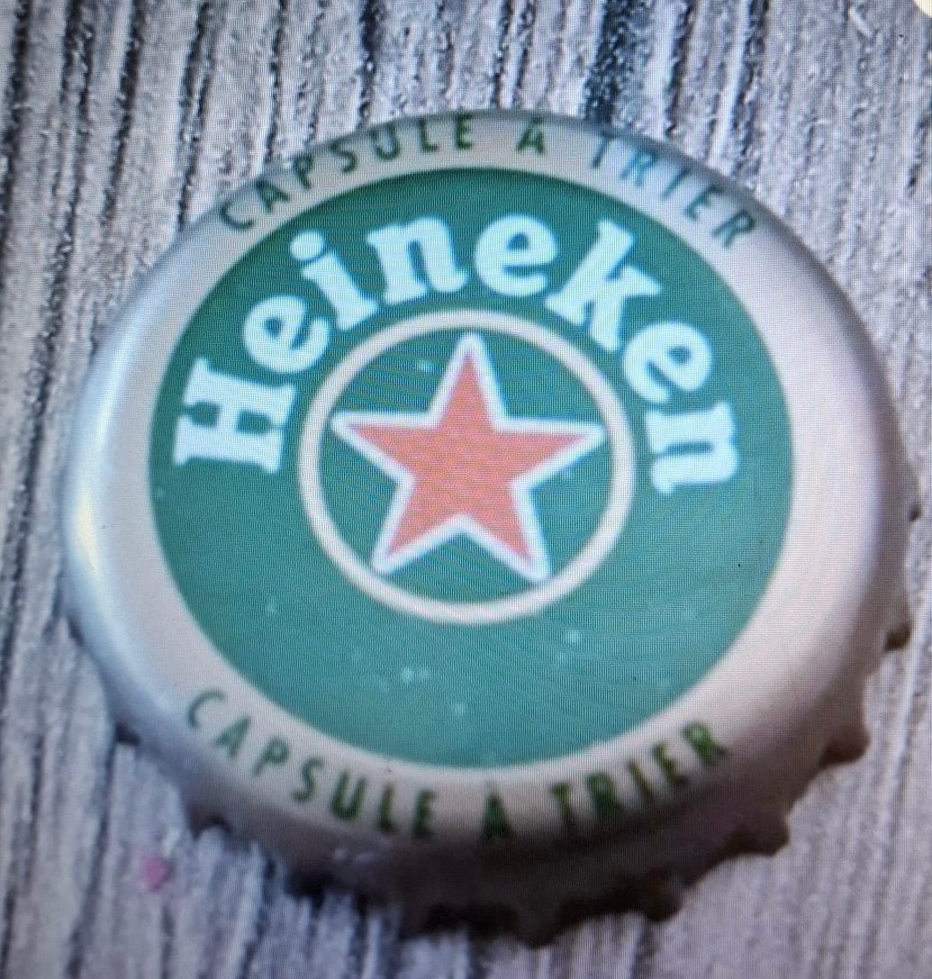Heineken kroonkurk frankrijk, Verzamelen, Biermerken, Verzenden, Zo goed als nieuw, Heineken