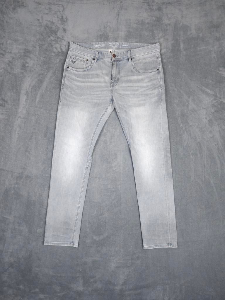Pme Legend Broek Tailwheel W36 L32 Slim Fit Grijs Pall Mall., W36 - W38 (confectie 52/54), ., Ophalen of Verzenden, Zo goed als nieuw