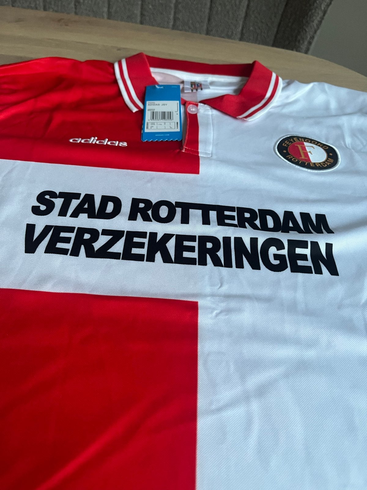 Feyenoord Thuisshirt Retro Maat S - Nieuw met labels, Nieuw, Ophalen of Verzenden, Voetbal, Rood