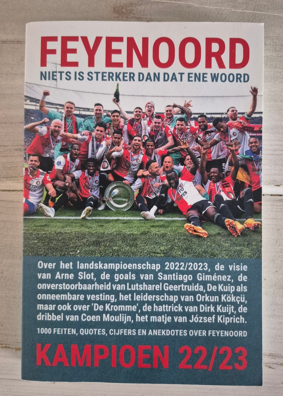 Feyenoord Kampioen 22/23 - Het officiële kampioensboek, Ophalen of Verzenden, Nieuw, Rob van Vuure