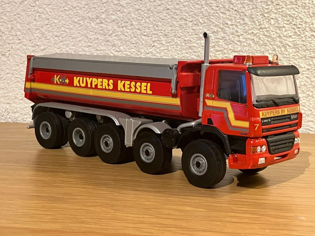Liontoys schaalmodel 1:50 Ginaf Kuypers Kessel, Hobby en Vrije tijd, Modelauto's | 1:50, Ophalen, Zo goed als nieuw, Bus of Vrachtwagen