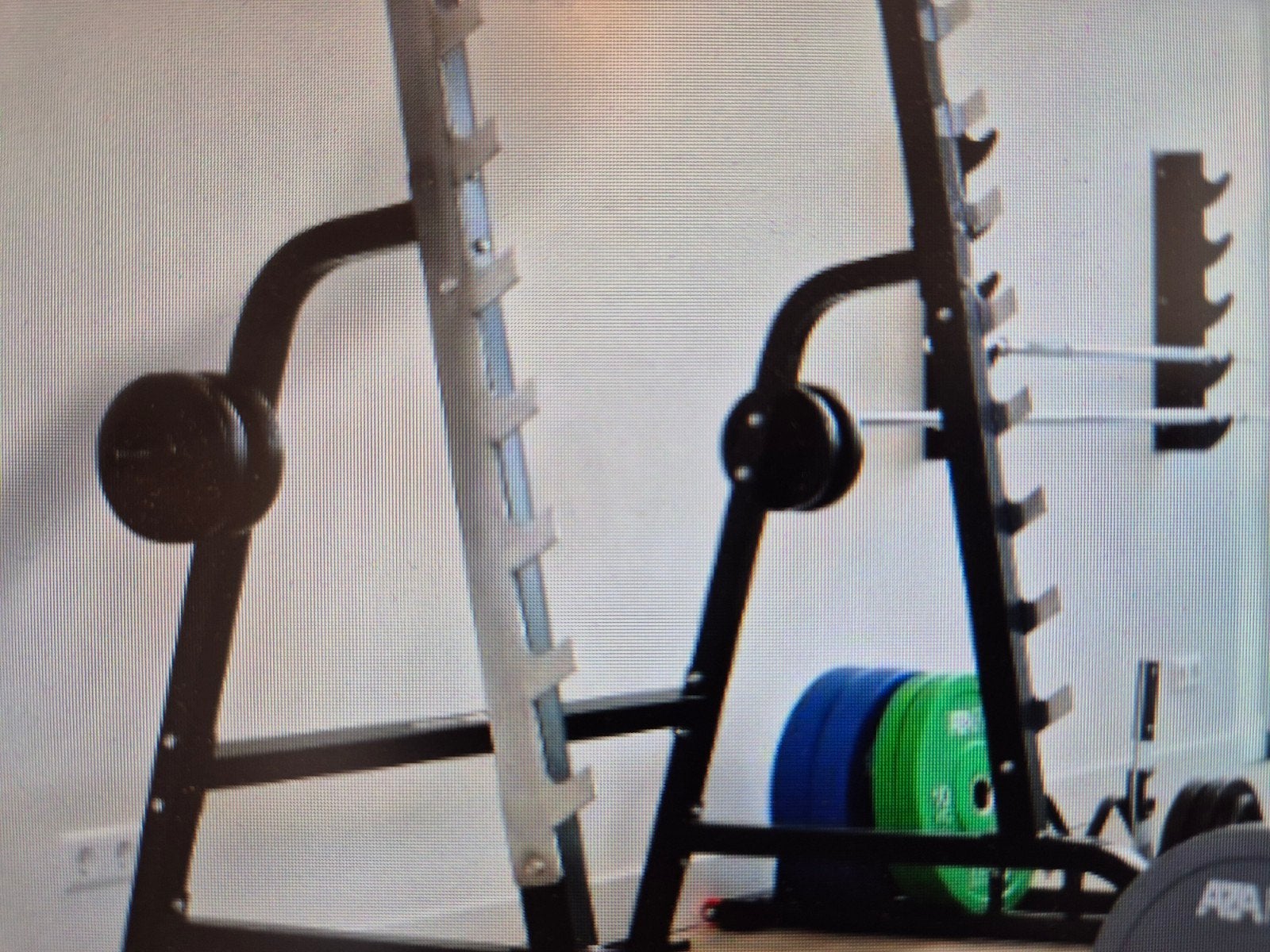 Halterrek voor aan de muur - 5 halters, Sport en Fitness, Fitnessmaterialen, Ophalen, Zo goed als nieuw, Overige typen