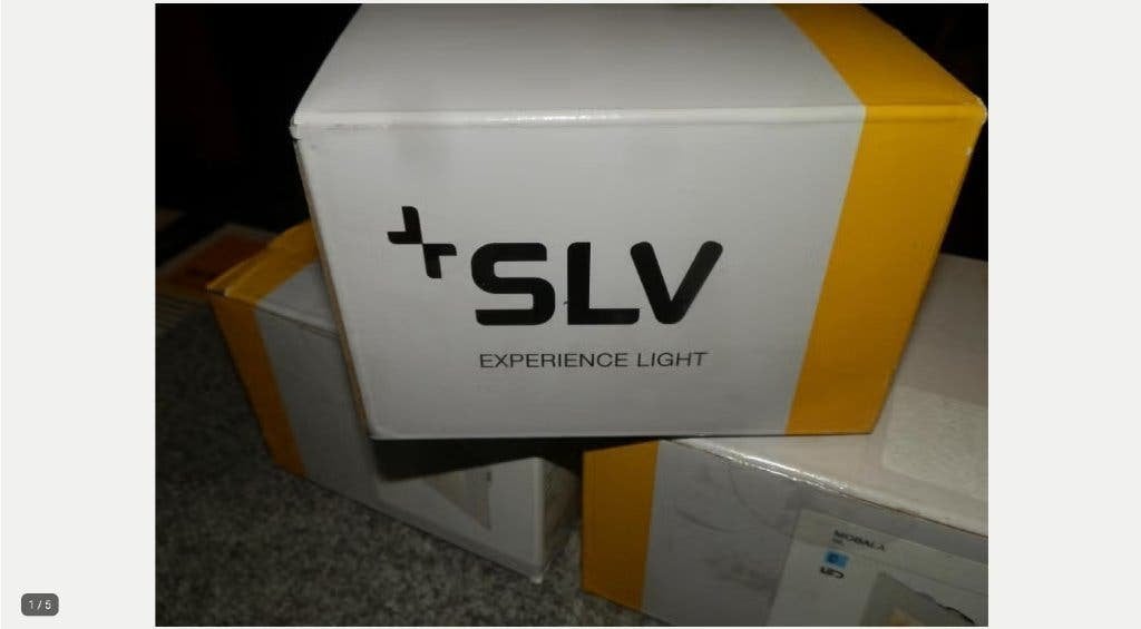 SLV lampen patta led euro cube, Ophalen of Verzenden, Nieuw, E27 (groot), Led-lamp