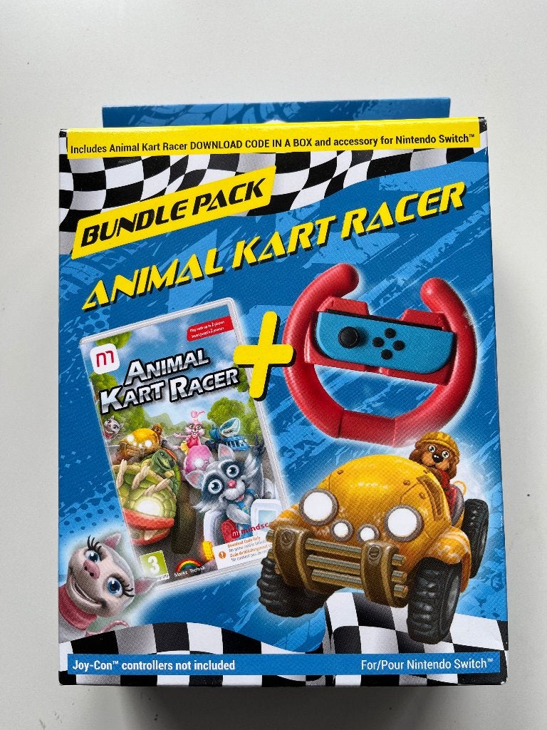 Animal Kart Racer Bundle Pack voor Nintendo Switch, 1 speler, Racen en Vliegen, Nieuw, Ophalen of Verzenden