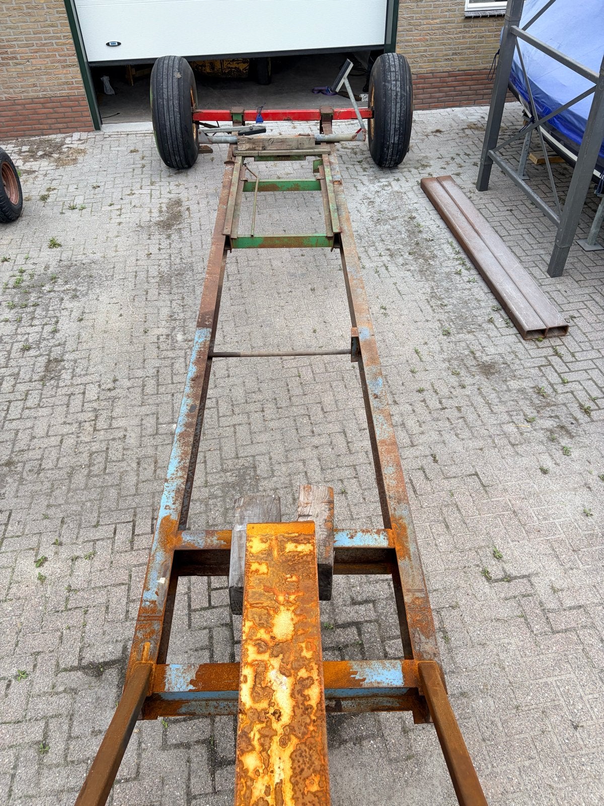 Robuuste botenwagen / stallingstrailer, Ophalen of Verzenden, Gebruikt, Overige typen