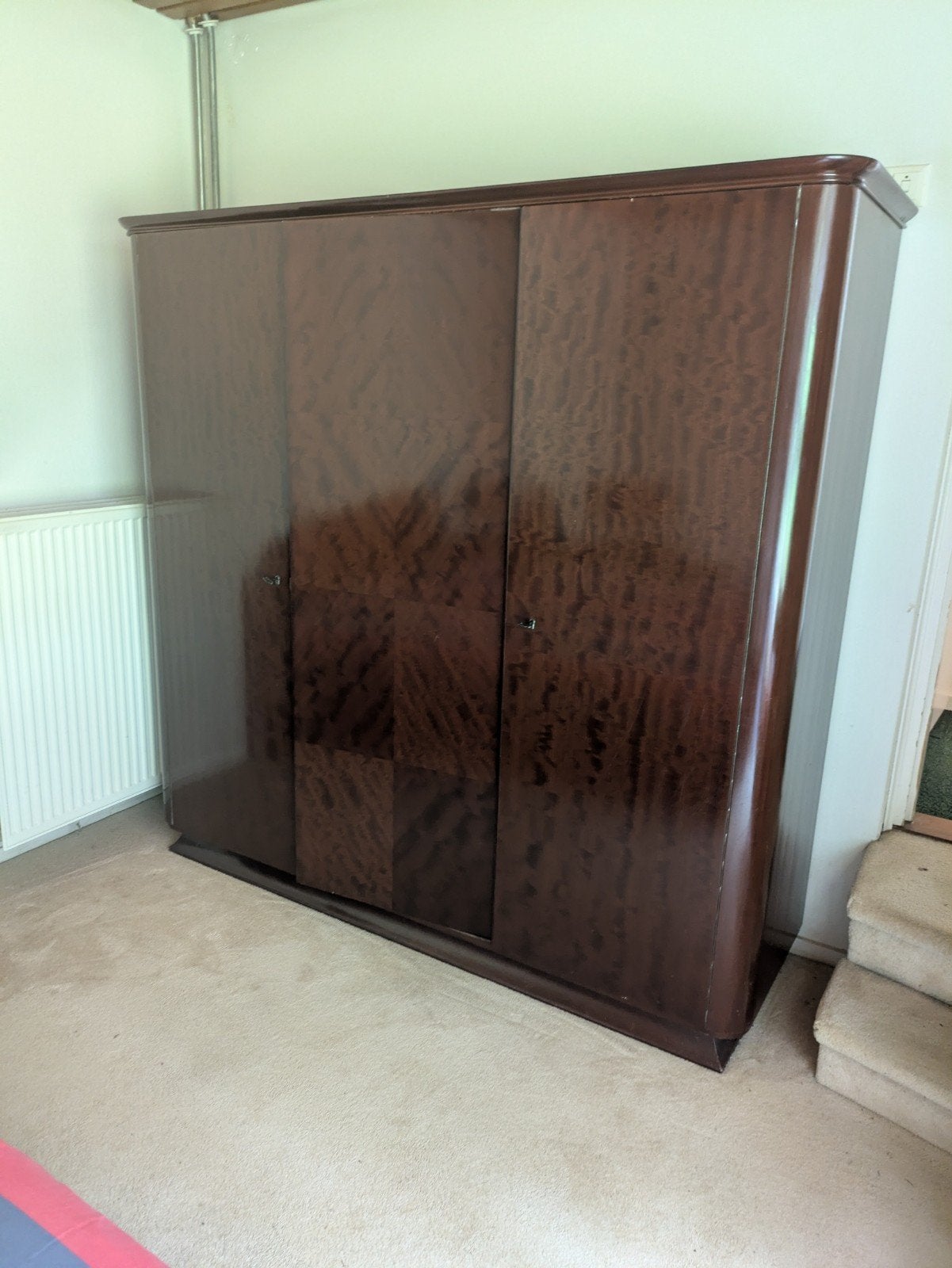 Prachtige, originele Art Deco kledingkast uit de jaren '30, Ophalen