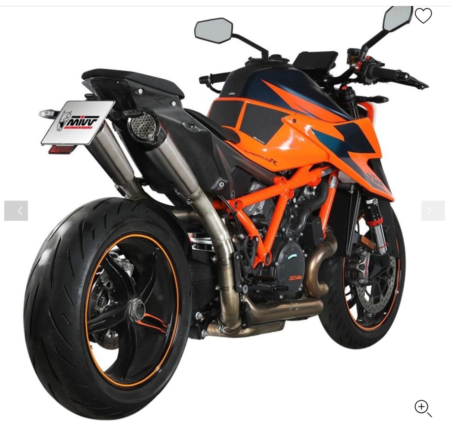 MIVV titanium uitlaat ktm superduke 1290r gen 3., Ophalen of Verzenden