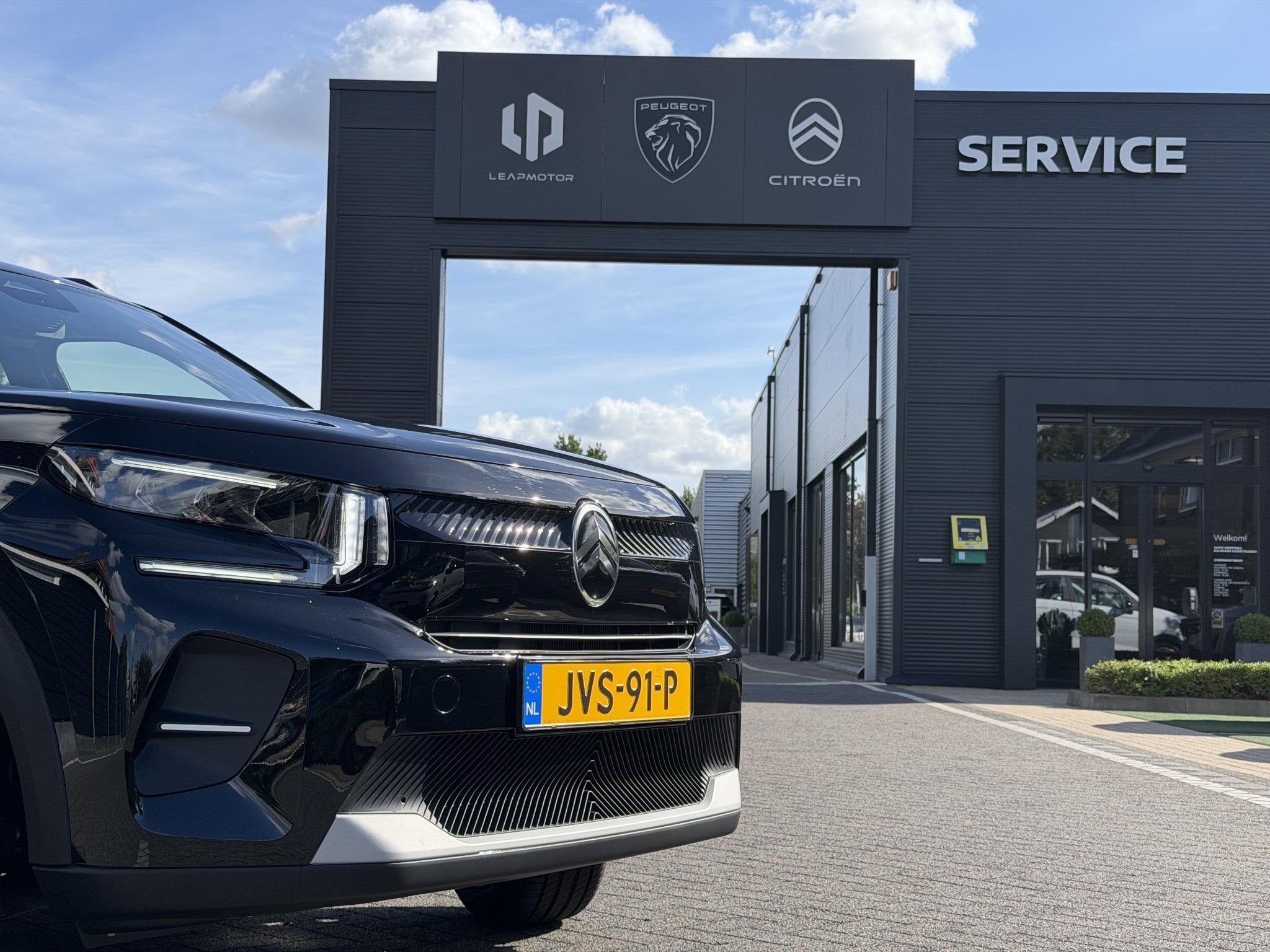 Citroen Ë-C3 Business 113pk Comfort Range 44 kWh Parkeersen, Auto's, 12 maanden, Stof, Origineel Nederlands, Grijs
