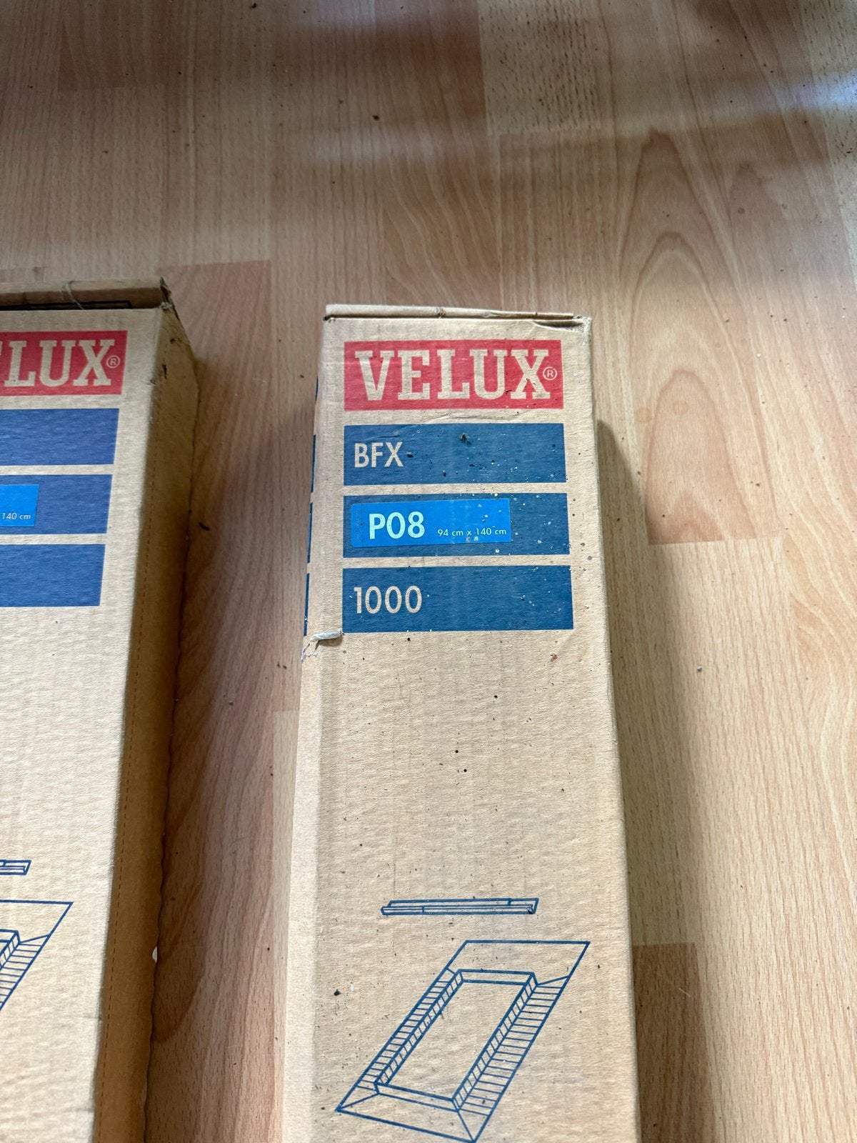 Velux dakraam onderdelen BFX P08 1000 (94x140 cm), 80 tot 120 cm, 120 tot 160 cm, Nieuw, Ophalen of Verzenden
