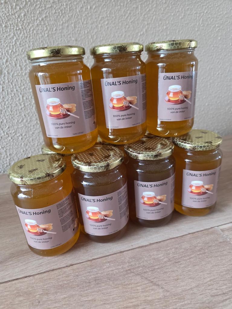 Natuurlijke Nederlandse potjeshoning van de imker., Diversen, Levensmiddelen, Ophalen of Verzenden