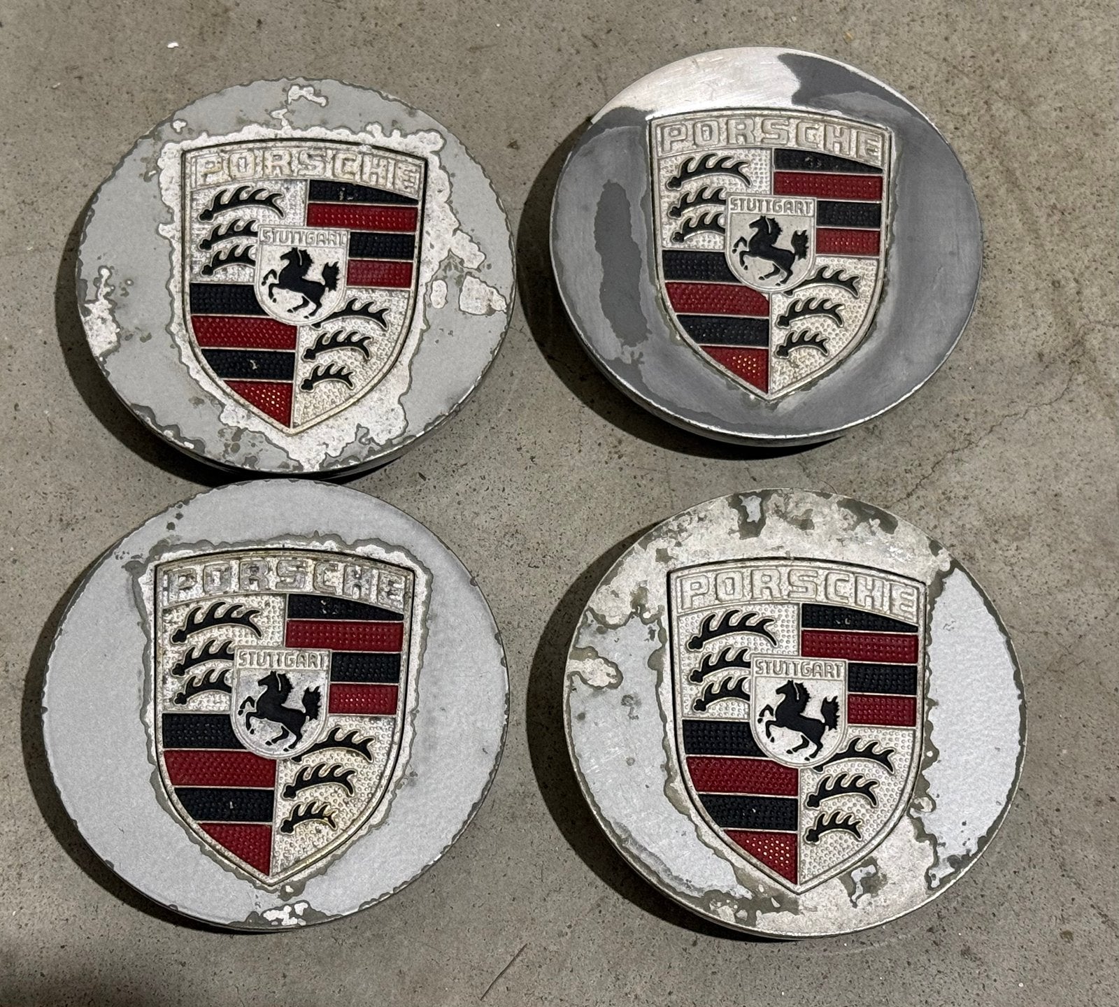 Porsche naafkapjes org patina staat!, Ophalen of Verzenden, Zo goed als nieuw