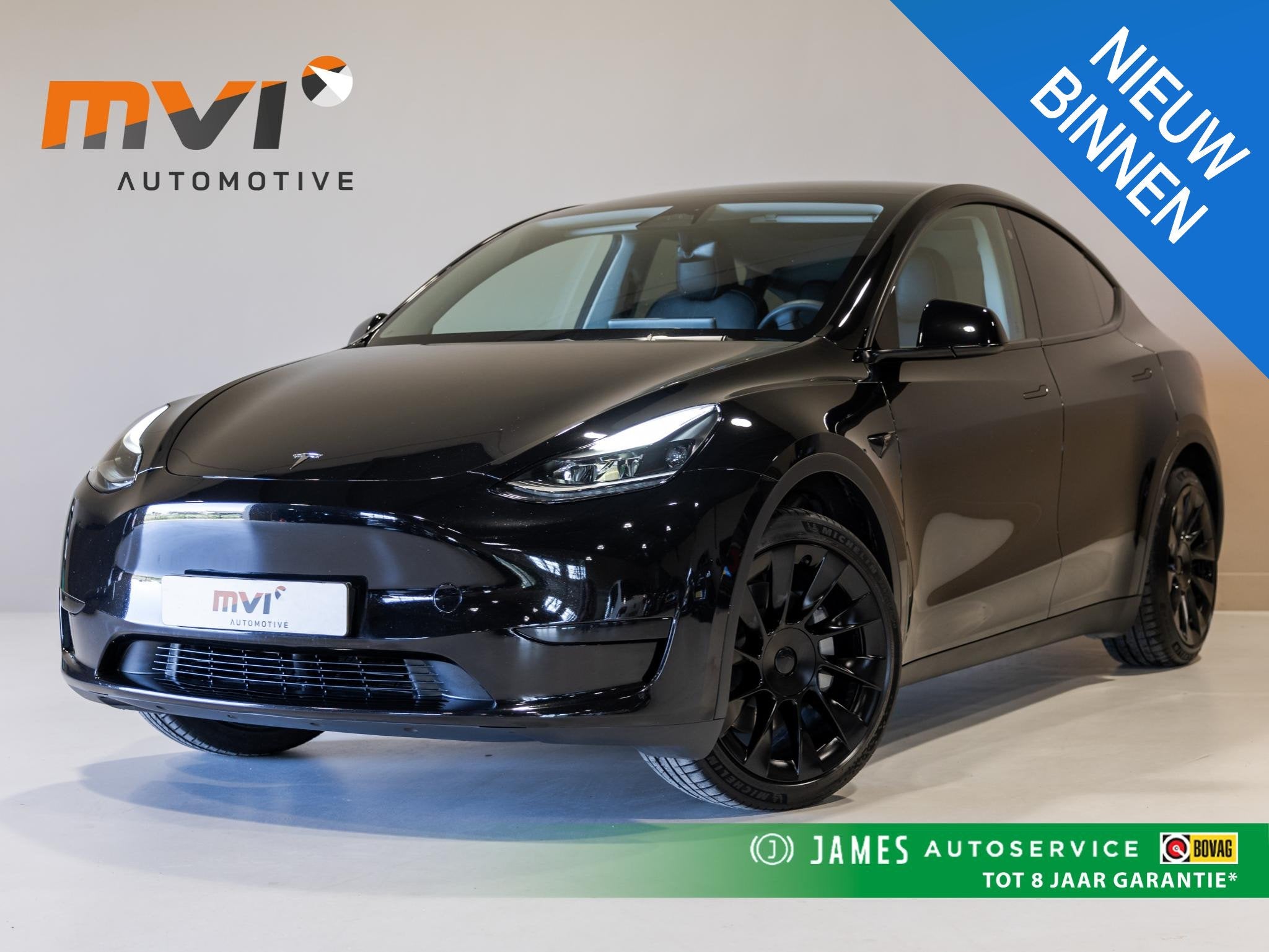 Tesla Model Y RWD 58 kWh SOH 91% / 299pk / Trekhaak /, Auto's, Automaat, 238 pk, Gebruikt, Met garantie (alle)