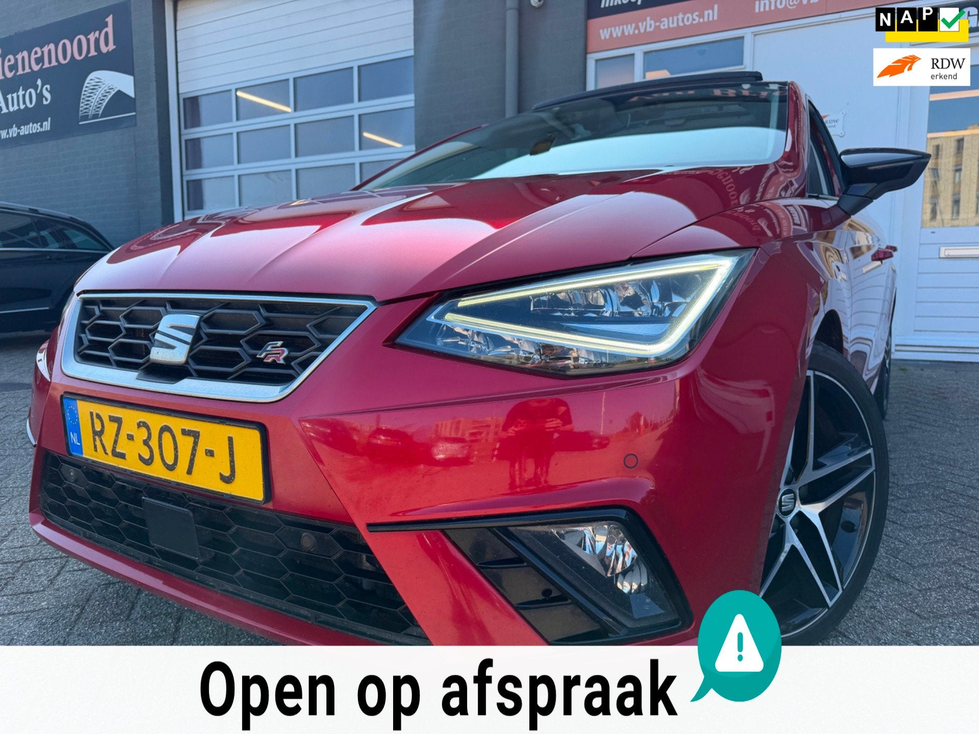 Seat Ibiza 1.5 TSI EVO FR Business Intense van 1ste Eig en e, Auto's, Voorwielaandrijving, Stof, 4 cilinders, 150 pk