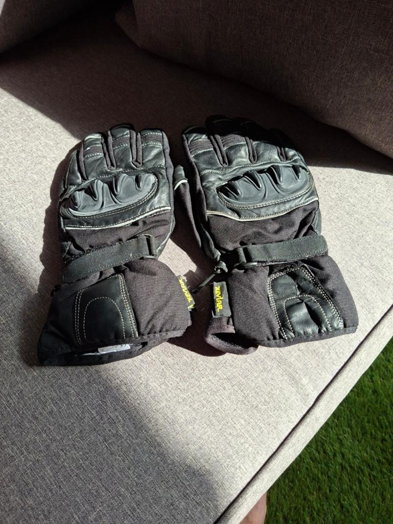 Thinsulate Kevlar Motorhandschoenen Maat M, Ophalen of Verzenden, Tweedehands, Handschoenen