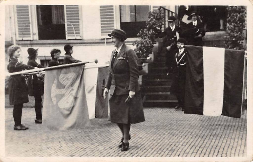 Padvinderij Chief Guide Lady Baden Powell Paleis Soestd 1946, Verzenden, 1940 tot 1960, Gelopen, Utrecht