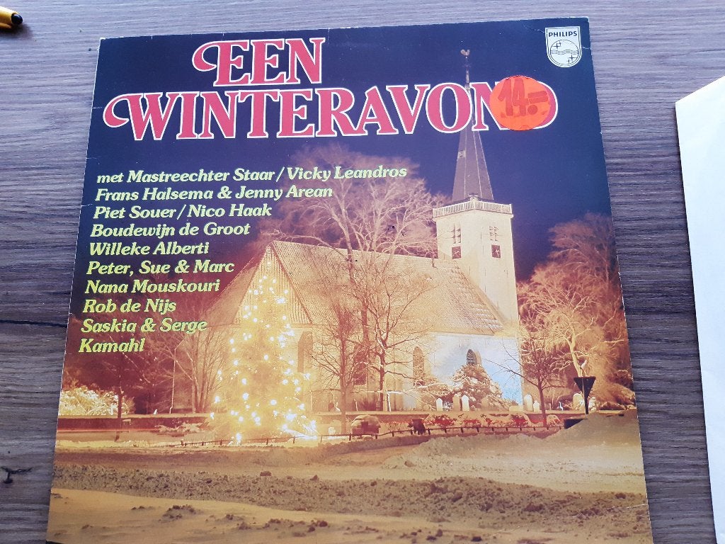 LP een winteravond verzamel lp, Cd's en Dvd's, Verzenden, Gebruikt, 12 inch