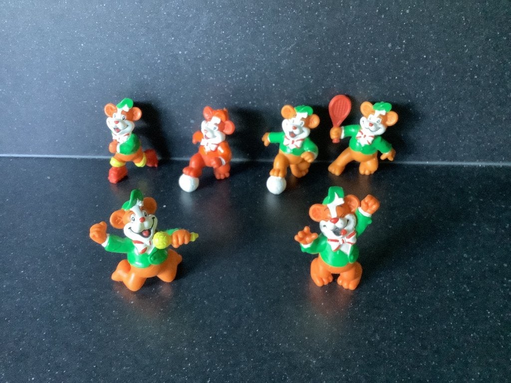 6 versch. Boink de beer figuurtjes van Look o Look 5 euro, Ophalen of Verzenden, Zo goed als nieuw