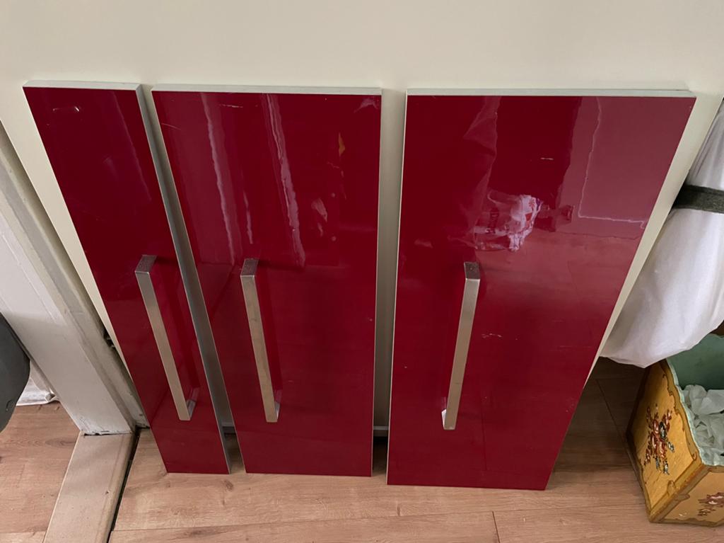 Ikea keuken faktum hooglans Rood, Huis en Inrichting, Ophalen, Gebruikt