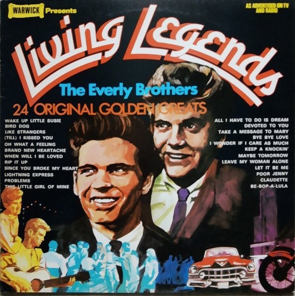 LP - The Everly Brothers* ‎– Living Legends, LP, Gebruikt, Ophalen of Verzenden, Poprock