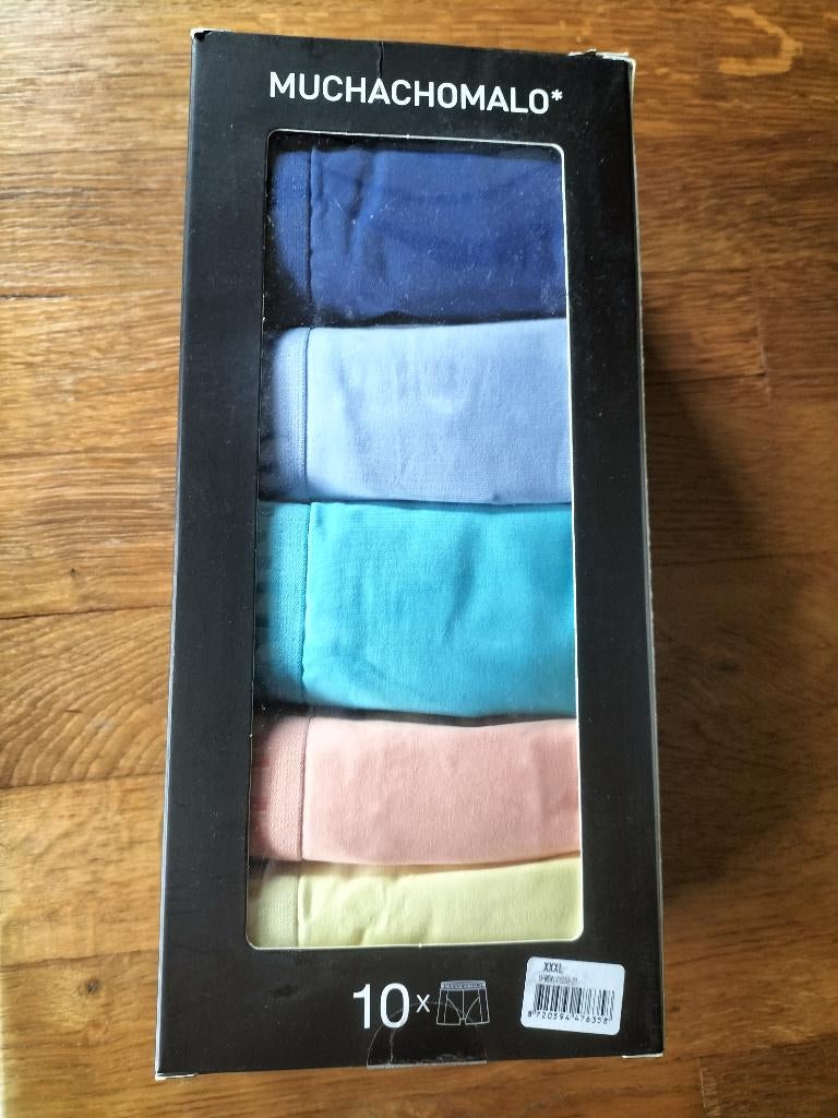 10 NIEUWE MUCHACHOMALO HERENSHORTS MAAT 3XL !, Kleding | Heren, Ondergoed, Verzenden, Overige kleuren, Muchachomalo, Boxer