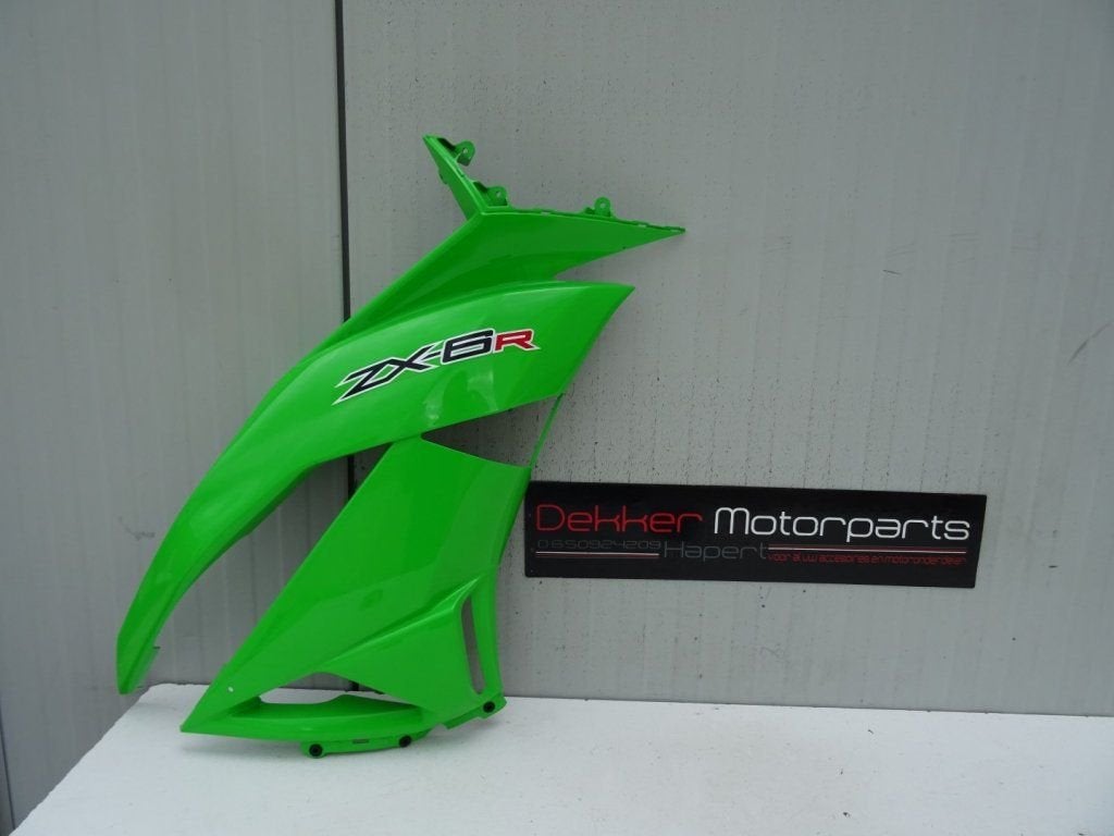 Rechter Zijpaneel Kawasaki ZX6R 2009-2010-2011-2012-2013, Gebruikt, -, -, Ophalen of Verzenden