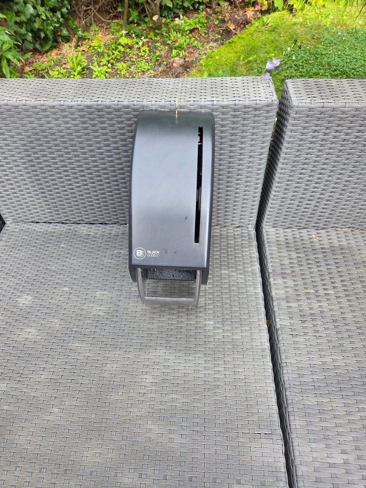 Toiilet paper dispenser, Ophalen, Zo goed als nieuw, Zwart