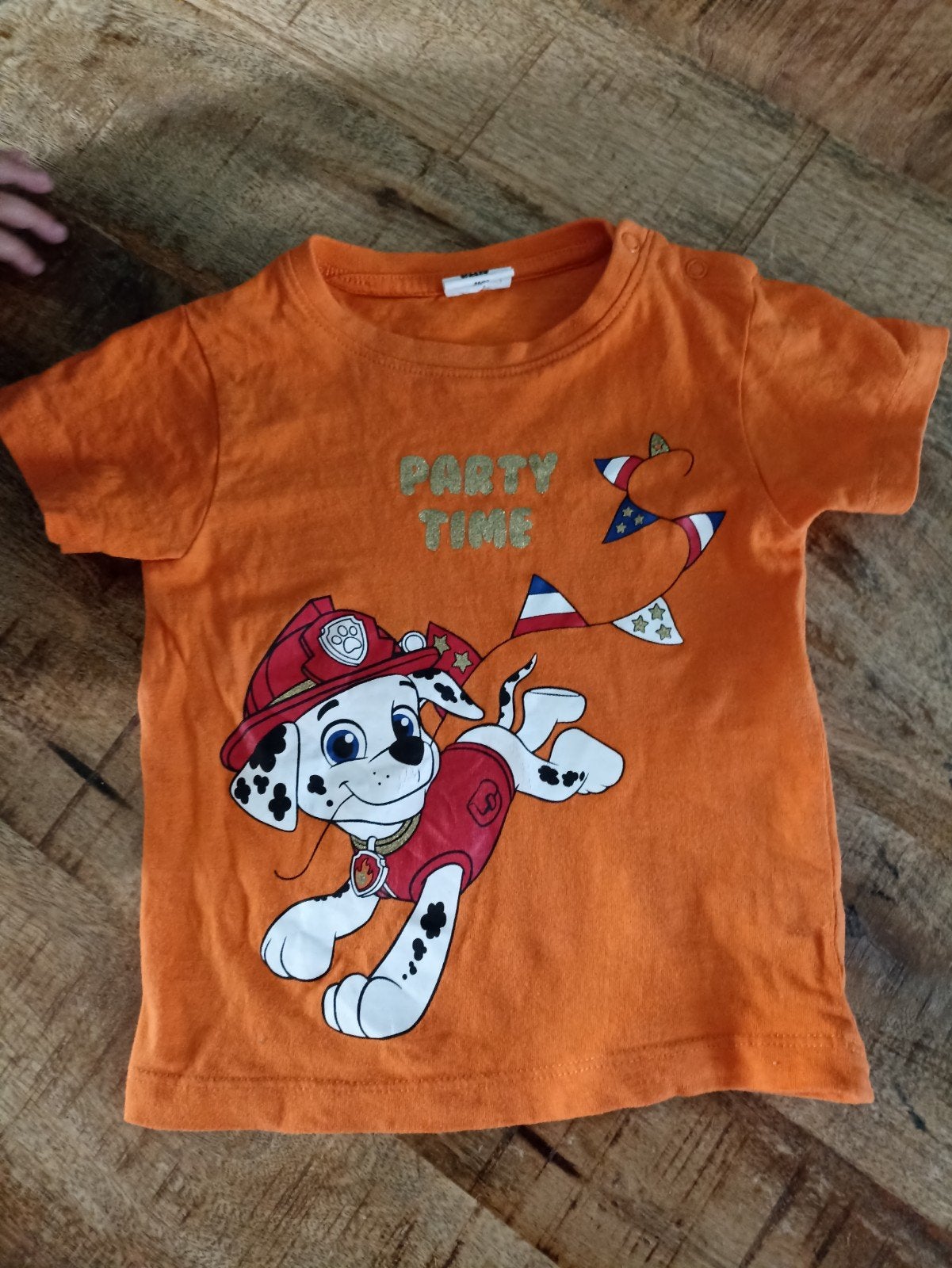 Paw Patrol T-shirt Marshall 'Party Time' maat 86/92, Gebruikt, Jongen of Meisje, Ophalen of Verzenden, Shirt of Longsleeve