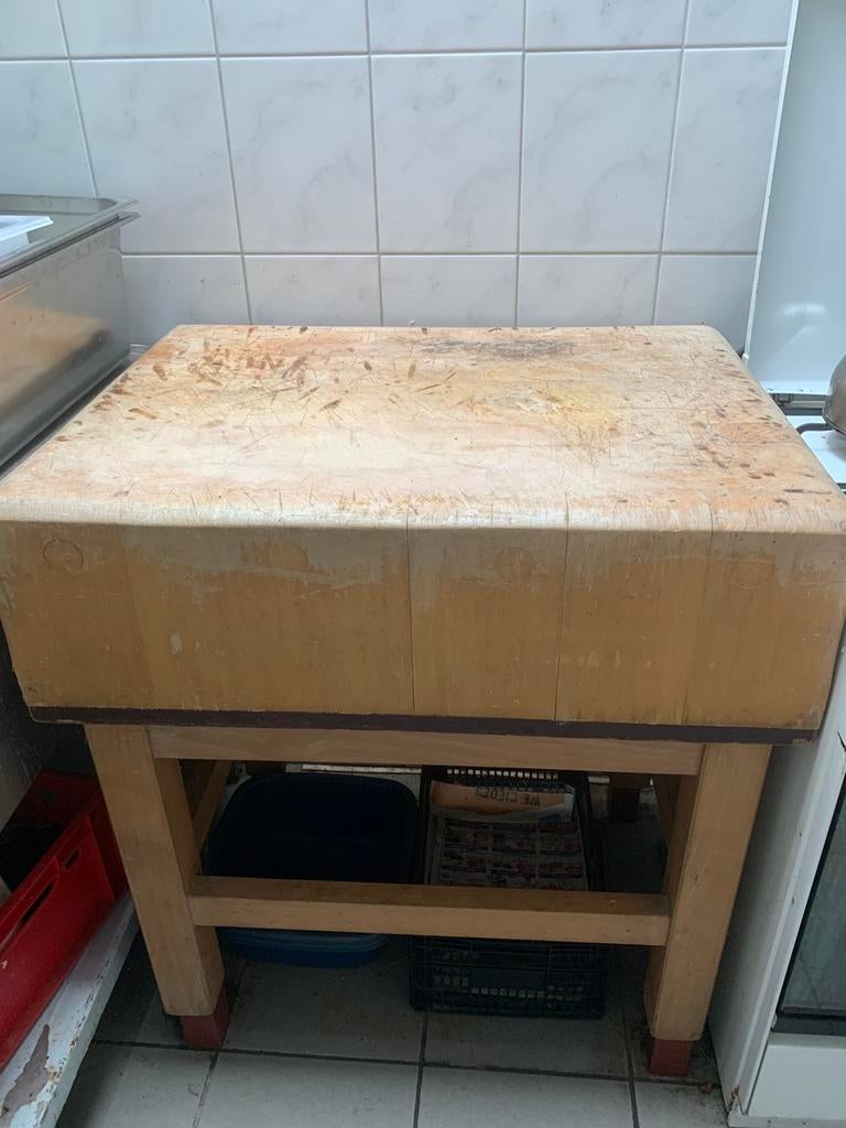 Hak blok te koop, Ophalen of Verzenden, Zo goed als nieuw