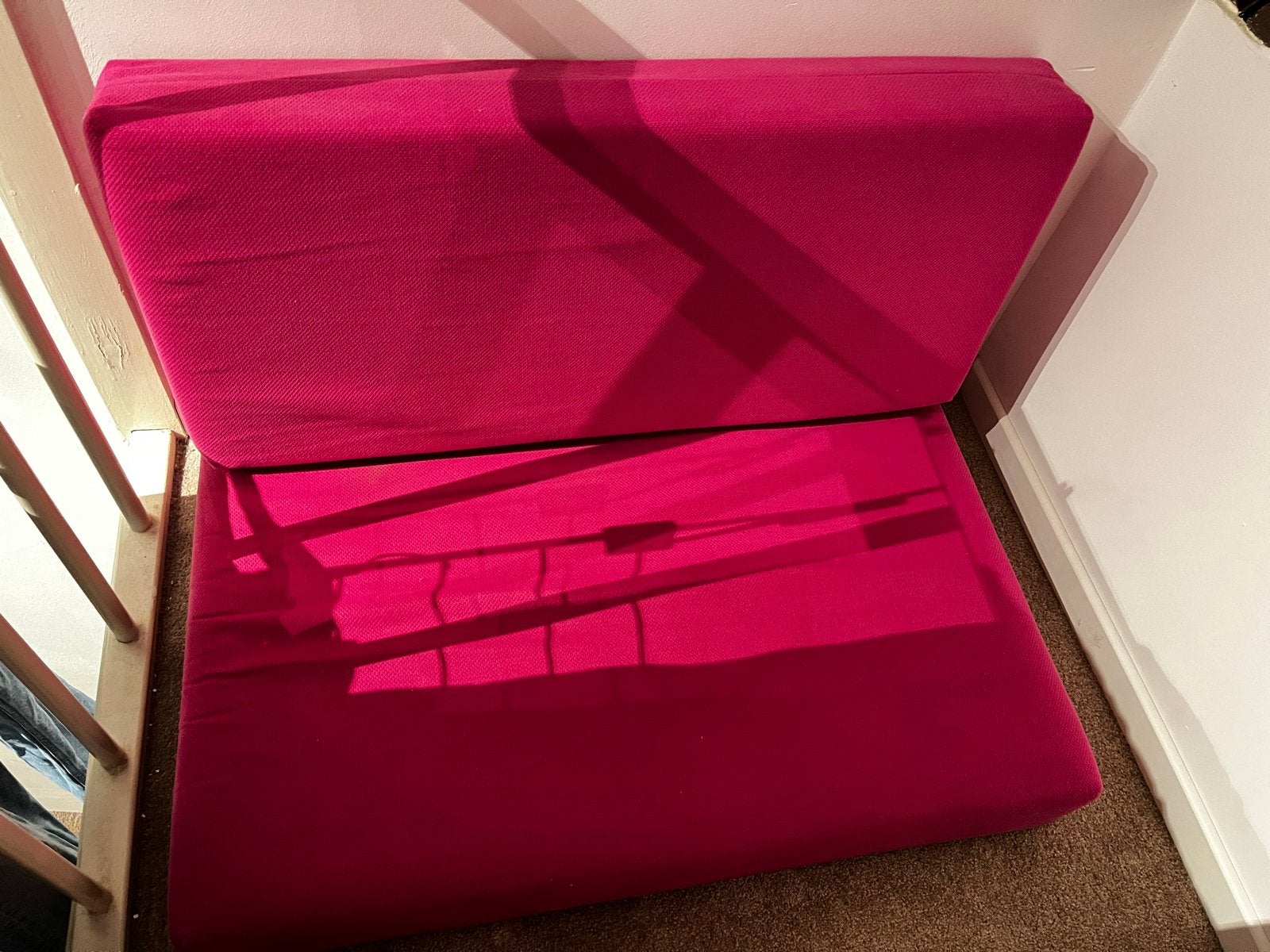 Roze bankkussens - Gebruikt, Ophalen, Gebruikt, 150 tot 200 cm, Tweepersoons