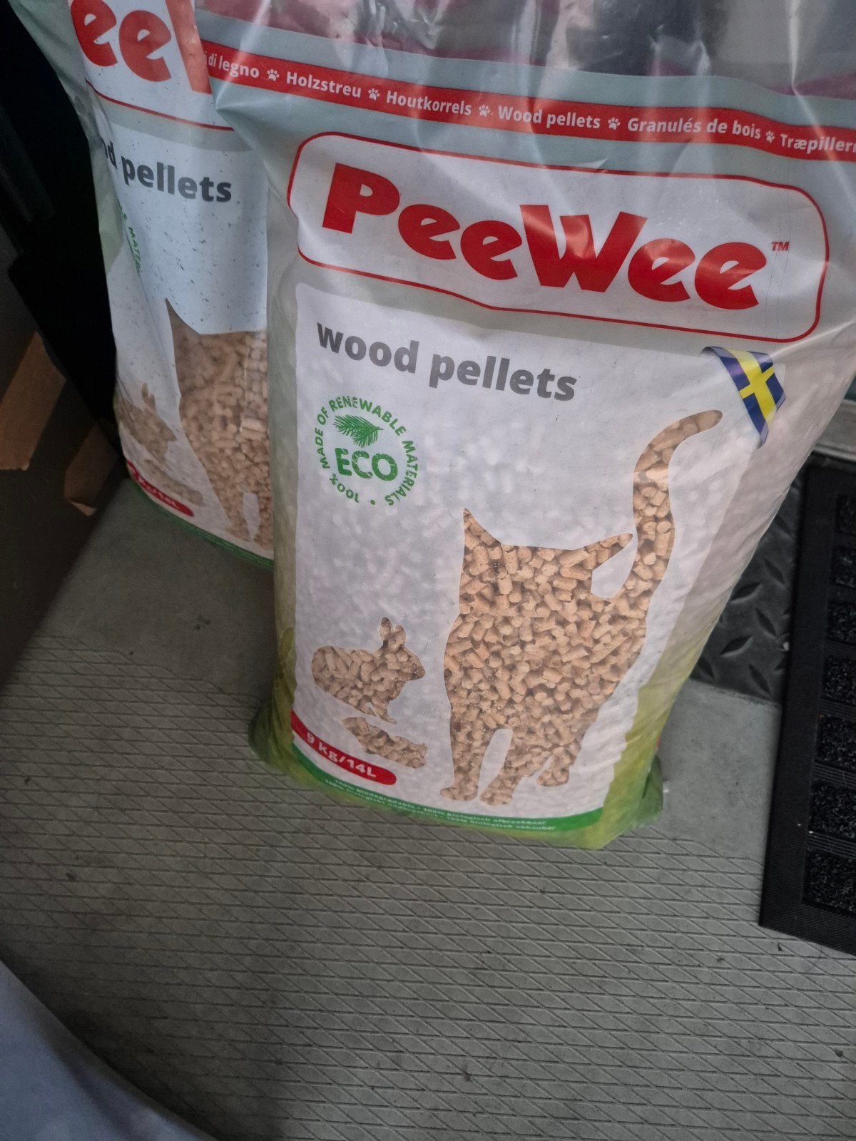 PeeWee 9kg kattengrind 2 zakken, Dieren en Toebehoren, Ophalen, Nieuw
