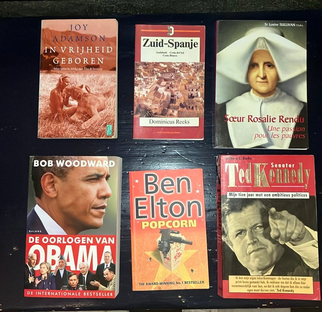 6 boeken van Engels - Frans - Amerika - Afrika - zuid Spanje, Boeken, Ophalen, Afrika