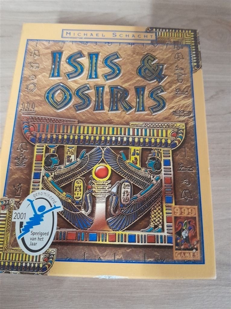 isis en osiris - 999 games - s4321, Hobby en Vrije tijd, Gezelschapsspellen | Bordspellen, Verzenden, Zo goed als nieuw