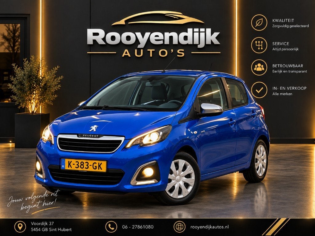 Peugeot 108 Allure TOP! 2020 Cabrio BTW- auto, Auto's, Voorwielaandrijving, Stof, Gebruikt, Handgeschakeld