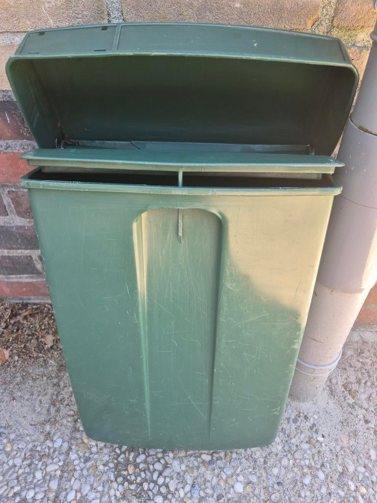 Oude plastic groene brievenbus, Ophalen of Verzenden, Gebruikt, Kunststof