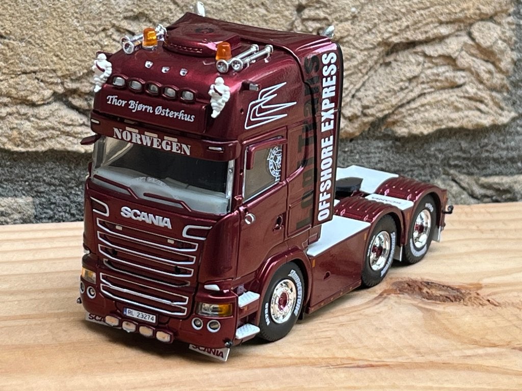 Tekno Thor Bjorn Osterhus Scania R Streamline truck in doos, Hobby en Vrije tijd, Ophalen of Verzenden, Nieuw, Bus of Vrachtwagen