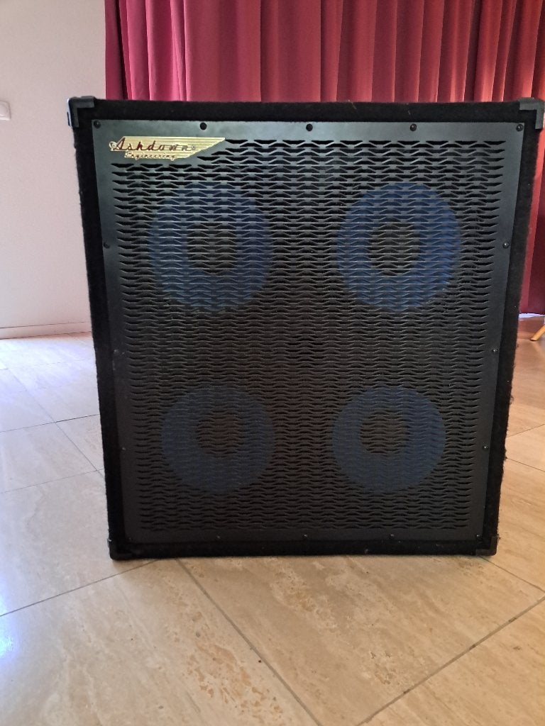 Ashdown 4x10T-deep bass cabinet 450W blueline, Ophalen, Gebruikt, Basgitaar, 100 watt of meer