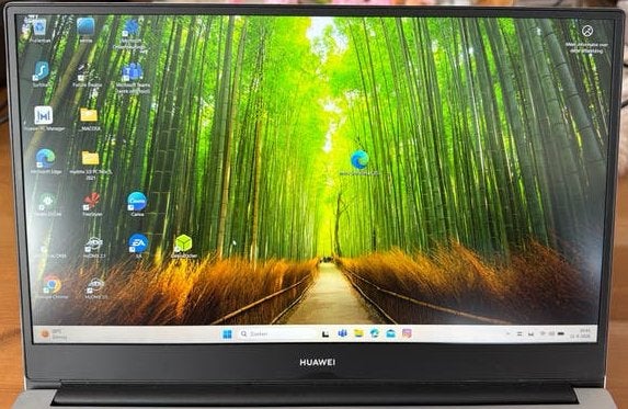 Huawei Matebook D14 Windos 11 Home, 2 tot 3 Ghz, Qwerty, 14 inch, Ophalen of Verzenden