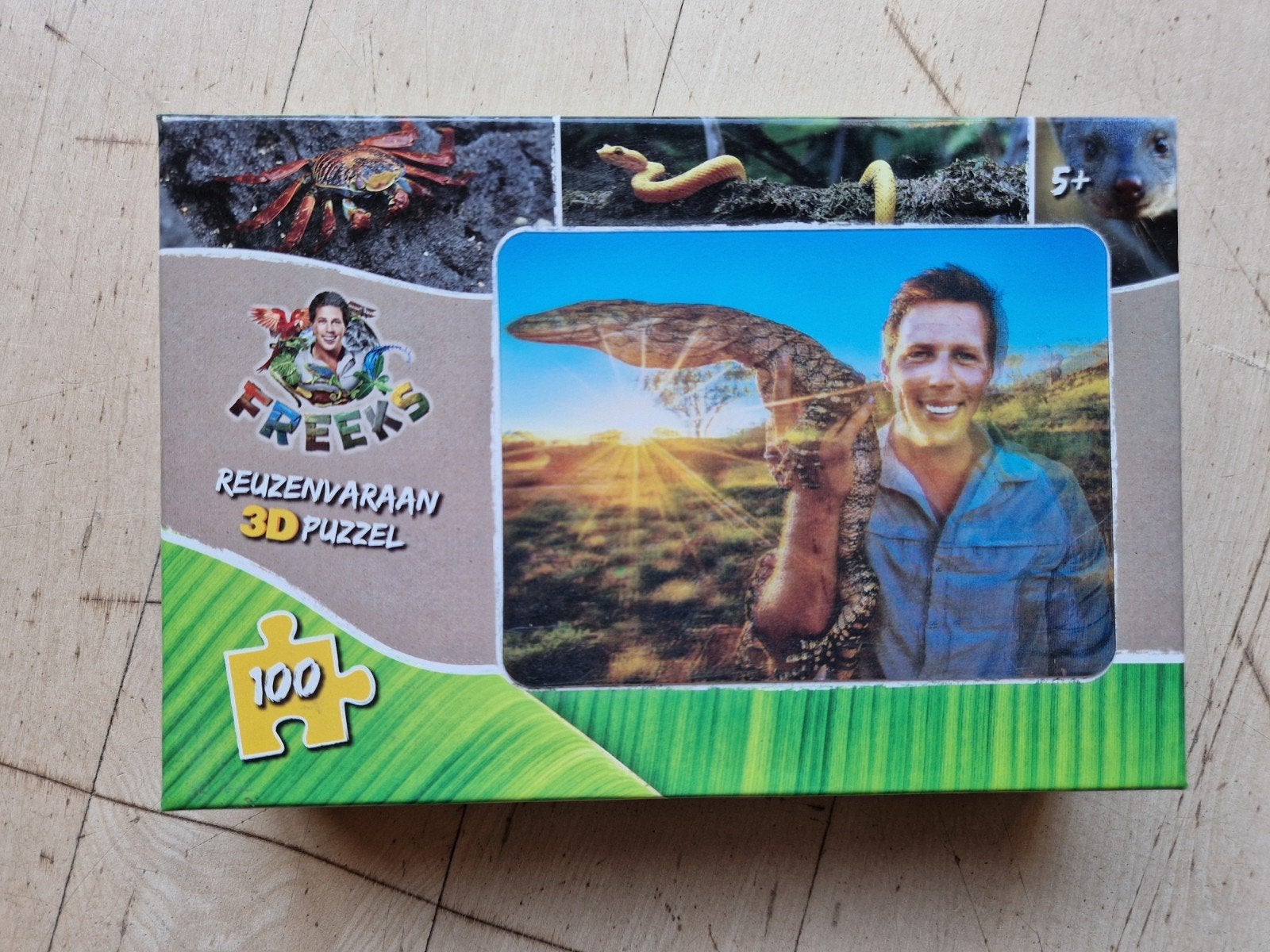 Freek Vonk Reuzenvaraan 3D Puzzel (100 stukjes), Ophalen of Verzenden